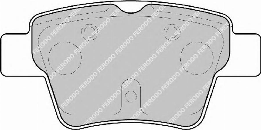 Ferodo FSL1784 - Тормозные колодки, дисковые, комплект avtokuzovplus.com.ua