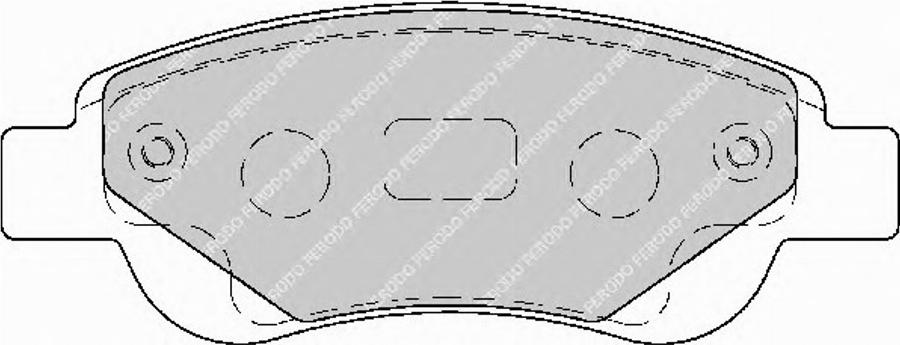 Ferodo FSL1790 - Тормозные колодки, дисковые, комплект autodnr.net