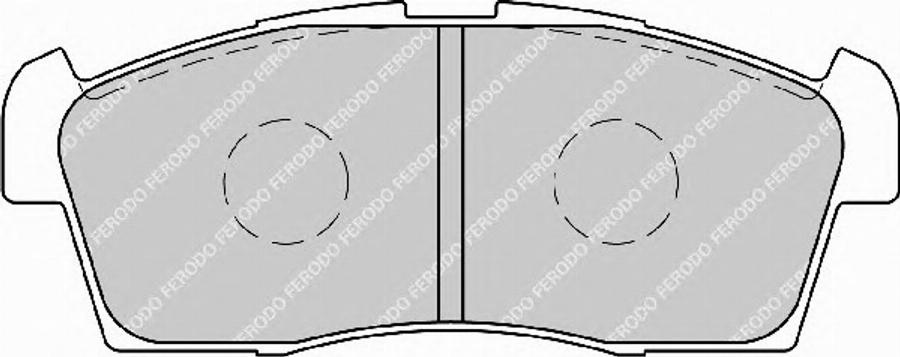 Ferodo FSL1812 - Тормозные колодки, дисковые, комплект avtokuzovplus.com.ua