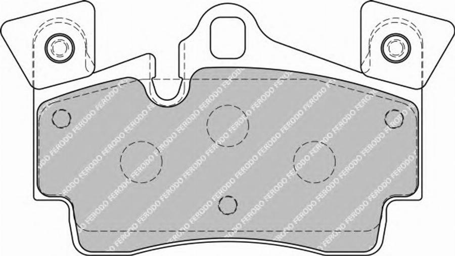 Ferodo FSL1835 - Тормозные колодки, дисковые, комплект autodnr.net