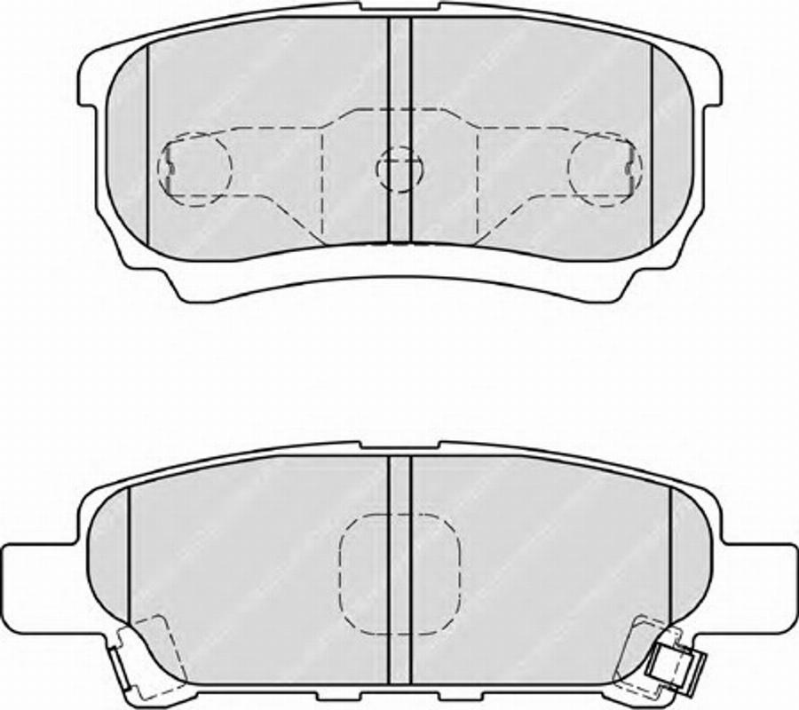 Ferodo FSL1839 - Тормозные колодки, дисковые, комплект autodnr.net