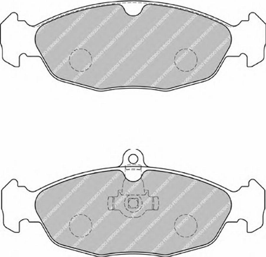 Ferodo FSL1903 - Тормозные колодки, дисковые, комплект autodnr.net