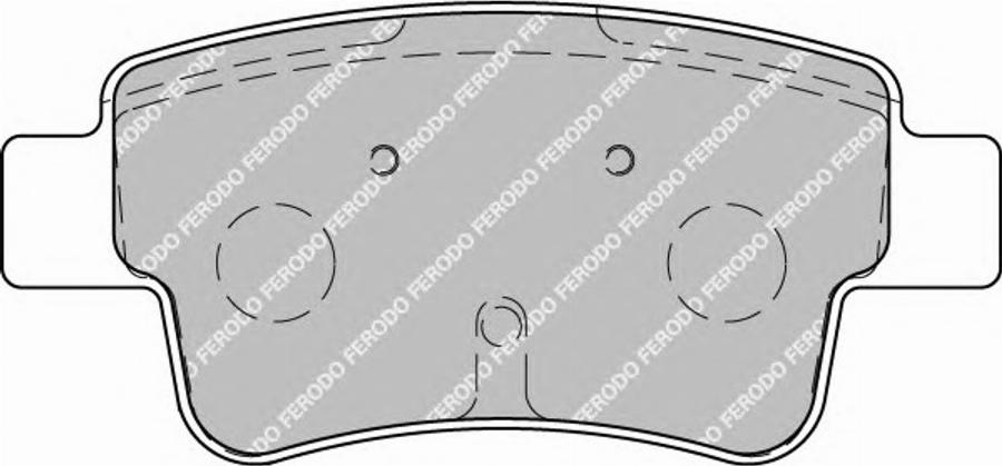 Ferodo FSL1922 - Тормозные колодки, дисковые, комплект autodnr.net