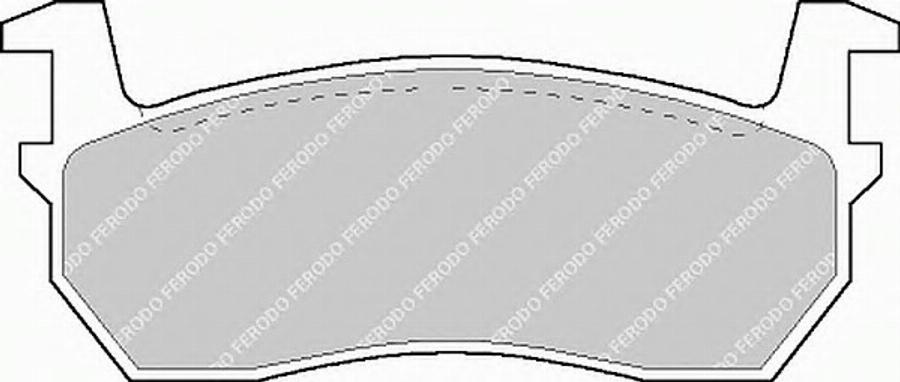 Ferodo FSL316 - Тормозные колодки, дисковые, комплект autodnr.net