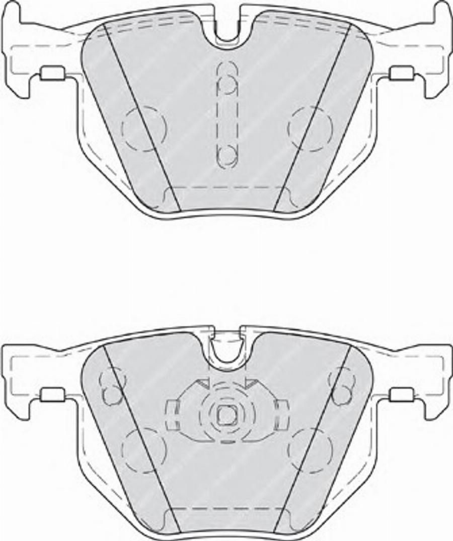 Ferodo FSL4067 - Тормозные колодки, дисковые, комплект autodnr.net