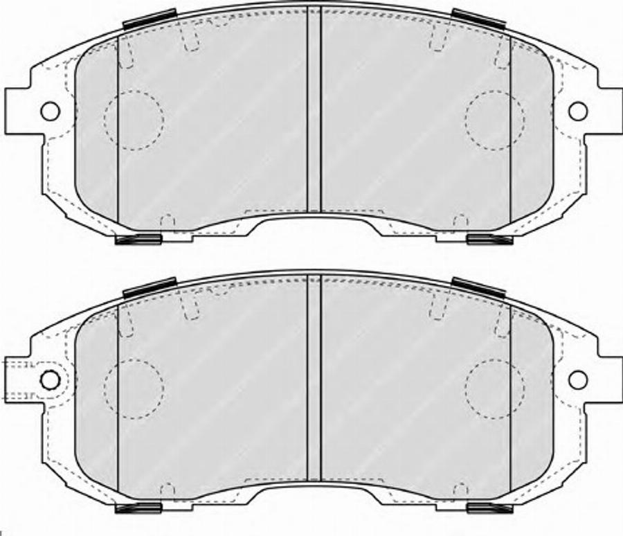 Ferodo FSL4112 - Тормозные колодки, дисковые, комплект avtokuzovplus.com.ua