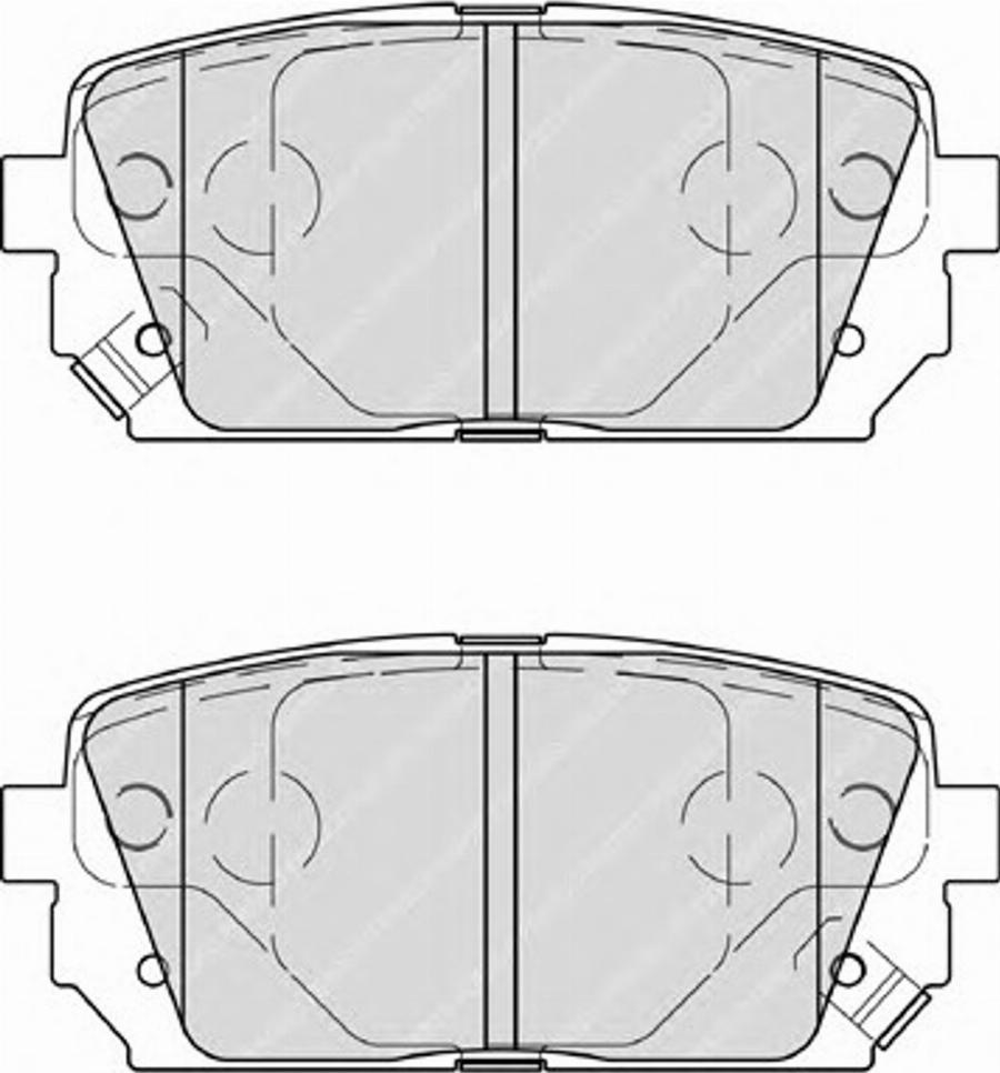 Ferodo FSL4193 - Тормозные колодки, дисковые, комплект autodnr.net