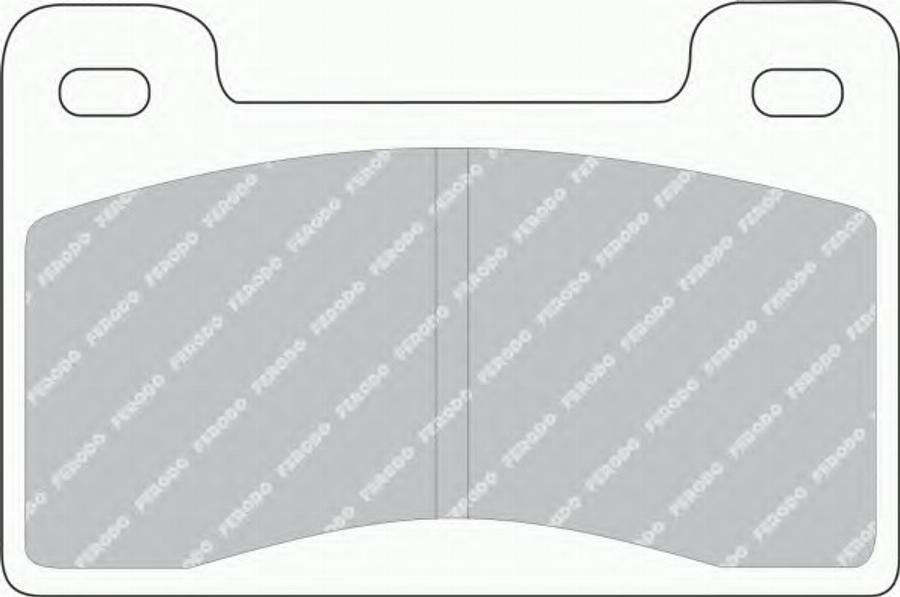 Ferodo FSL461 - Тормозные колодки, дисковые, комплект autodnr.net