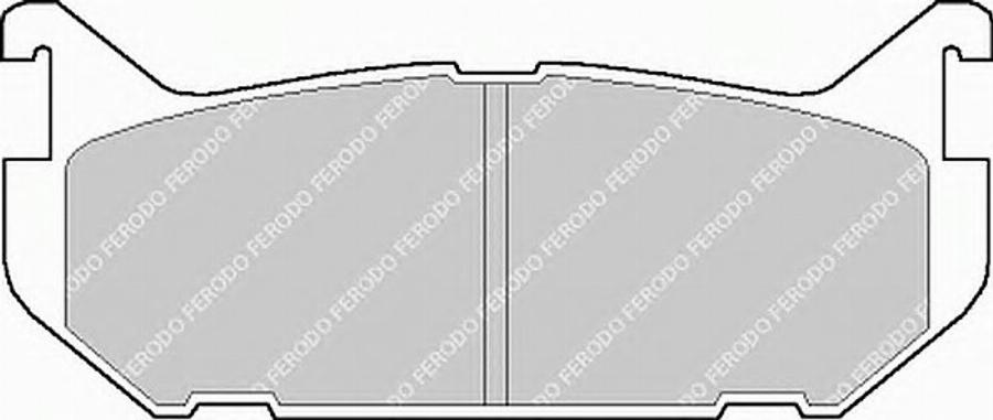 Ferodo FSL869 - Тормозные колодки, дисковые, комплект autodnr.net