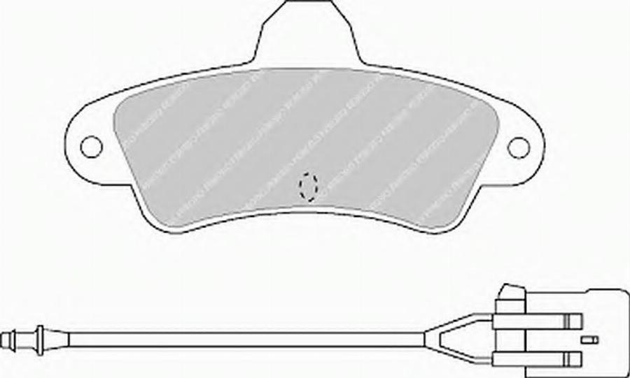 Ferodo FSL913 - Тормозные колодки, дисковые, комплект autodnr.net