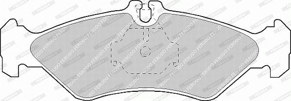 Ferodo FVR1039 - Тормозные колодки, дисковые, комплект avtokuzovplus.com.ua