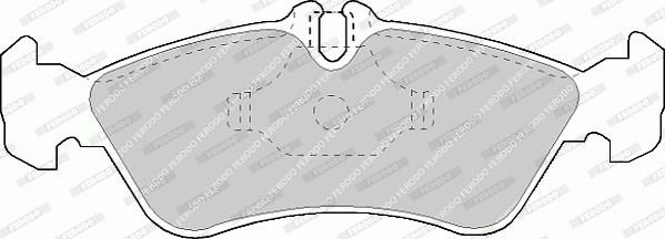 Ferodo FVR1045 - Тормозные колодки, дисковые, комплект avtokuzovplus.com.ua