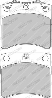 Ferodo FVR1131 - Тормозные колодки, дисковые, комплект autodnr.net