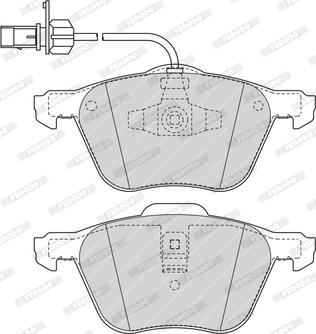 Ferodo FVR1497 - Тормозные колодки, дисковые, комплект autodnr.net