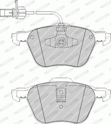 Ferodo FVR1497 - Тормозные колодки, дисковые, комплект autodnr.net