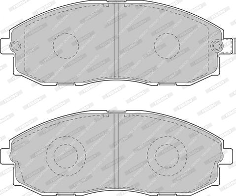 Ferodo FVR1498 - Тормозные колодки, дисковые, комплект autodnr.net