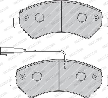 Ferodo FVR1925 - Тормозные колодки, дисковые, комплект autodnr.net