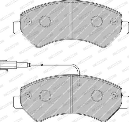 Ferodo FVR1926 - Тормозные колодки, дисковые, комплект avtokuzovplus.com.ua