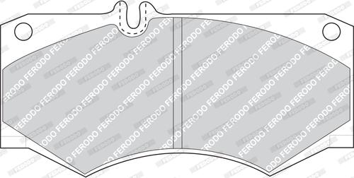 Ferodo FVR239 - Тормозные колодки, дисковые, комплект avtokuzovplus.com.ua