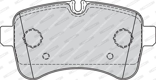 Ferodo FVR4037 - Тормозные колодки, дисковые, комплект avtokuzovplus.com.ua