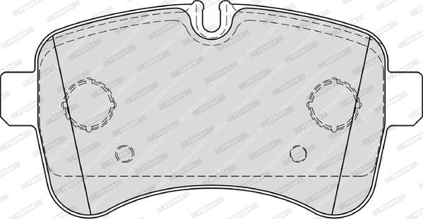 Ferodo FVR4037 - Тормозные колодки, дисковые, комплект avtokuzovplus.com.ua