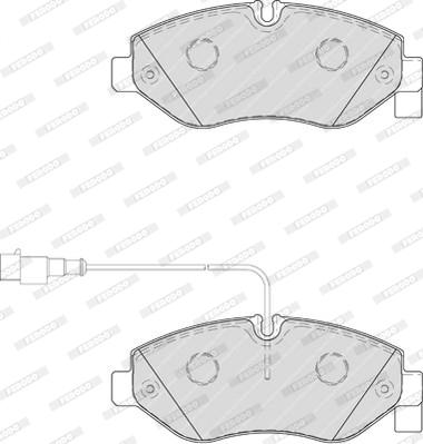 Ferodo FVR4053 - Тормозные колодки, дисковые, комплект avtokuzovplus.com.ua