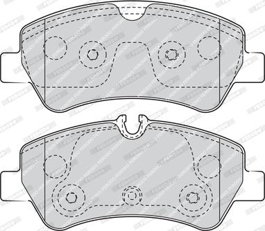 Ferodo FVR4398 - Тормозные колодки, дисковые, комплект avtokuzovplus.com.ua