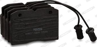 Ferodo FVR655-D - Тормозные колодки, дисковые, комплект avtokuzovplus.com.ua