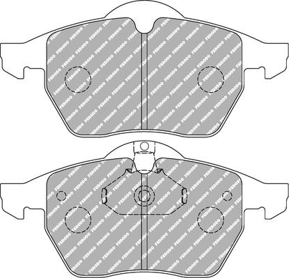 Ferodo Racing FCP1068H - Тормозные колодки, дисковые, комплект autodnr.net