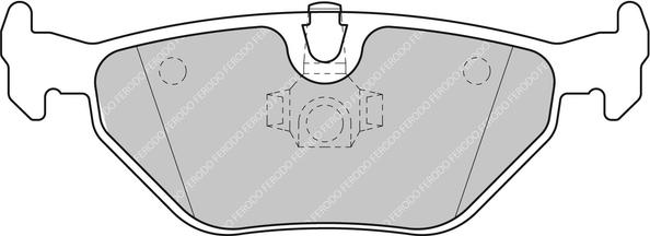 Ferodo Racing FCP1301H - Тормозные колодки, дисковые, комплект autodnr.net