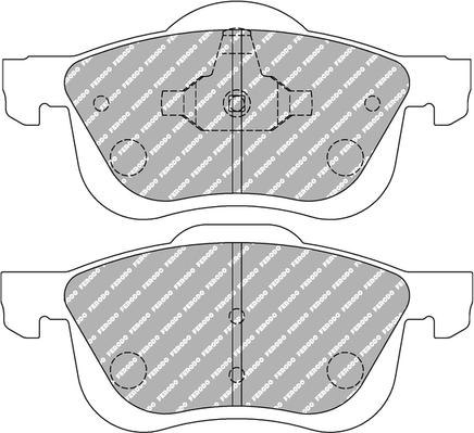 Ferodo Racing FCP1382H - Гальмівні колодки, дискові гальма autocars.com.ua