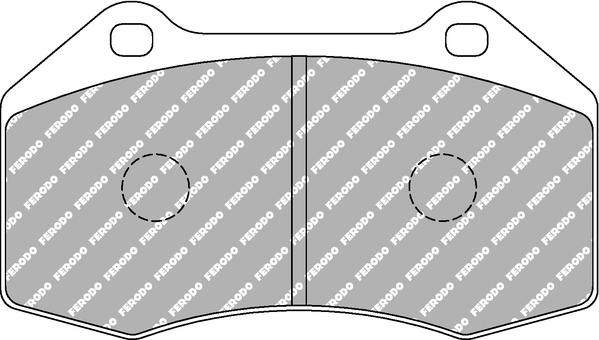 Ferodo Racing FCP1667W - Гальмівні колодки, дискові гальма autocars.com.ua