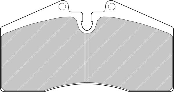 Ferodo Racing FCP560H - Гальмівні колодки, дискові гальма autocars.com.ua