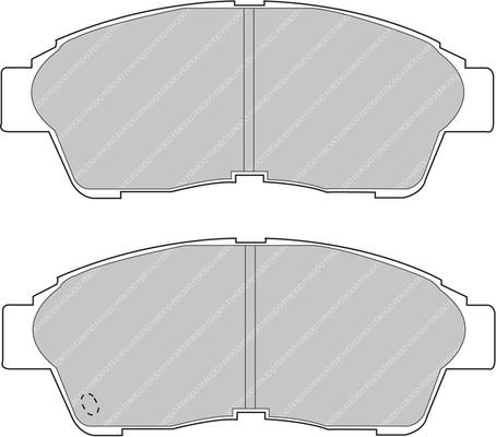 Ferodo Racing FCP867H - Гальмівні колодки, дискові гальма autocars.com.ua