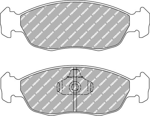 Ferodo Racing FCP876H - Тормозные колодки, дисковые, комплект autodnr.net