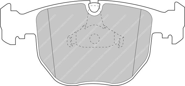 Ferodo Racing FCP997H - Гальмівні колодки, дискові гальма autocars.com.ua