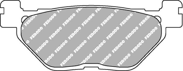 Ferodo Racing FDB2156P - Гальмівні колодки, дискові гальма autocars.com.ua