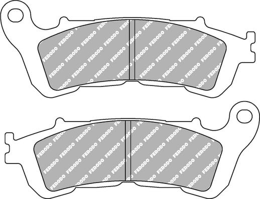 Ferodo Racing FDB2196EF - Гальмівні колодки, дискові гальма autocars.com.ua