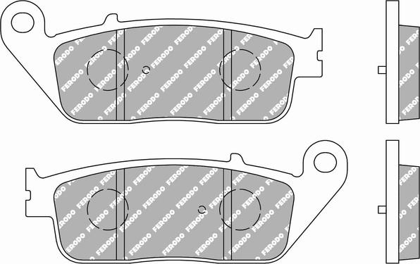 Ferodo Racing FDB2288EF - Гальмівні колодки, дискові гальма autocars.com.ua