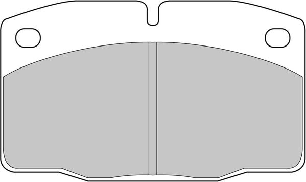 Ferodo Racing FDS173 - Гальмівні колодки, дискові гальма autocars.com.ua