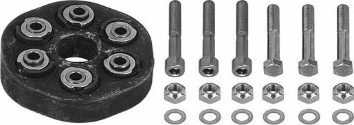 FERRON TOP14270017 - Шарнір, поздовжній вал autocars.com.ua