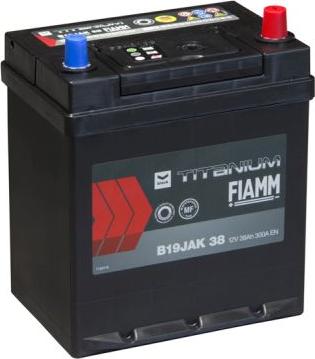 Fiamm B19JAK 38 - Стартерна акумуляторна батарея, АКБ autocars.com.ua
