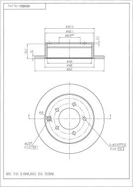 FI.BA FBD395 - Тормозной диск autodnr.net