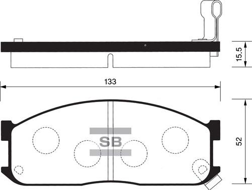 ACDelco AC058335D - Гальмівні колодки, дискові гальма autocars.com.ua