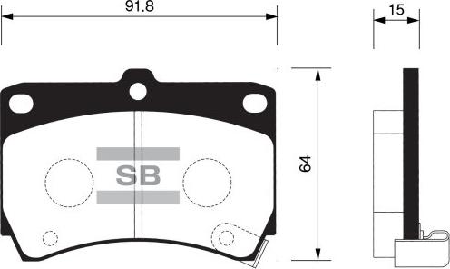 FI.BA FBP1067 - Тормозные колодки, дисковые, комплект autodnr.net