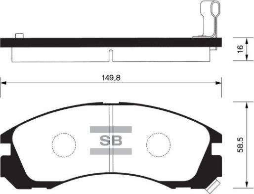 FI.BA FBP1068 - Тормозные колодки, дисковые, комплект autodnr.net