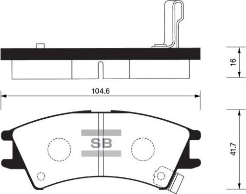 Kamoka 1012652 - Тормозные колодки, дисковые, комплект avtokuzovplus.com.ua