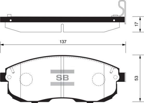 FI.BA FBP1107-F - Гальмівні колодки, дискові гальма autocars.com.ua