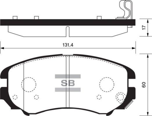 TRW N3600543 - Гальмівні колодки, дискові гальма autocars.com.ua