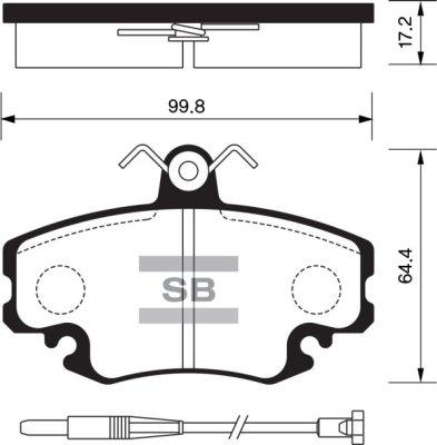 FI.BA FBP1243 - Тормозные колодки, дисковые, комплект autodnr.net